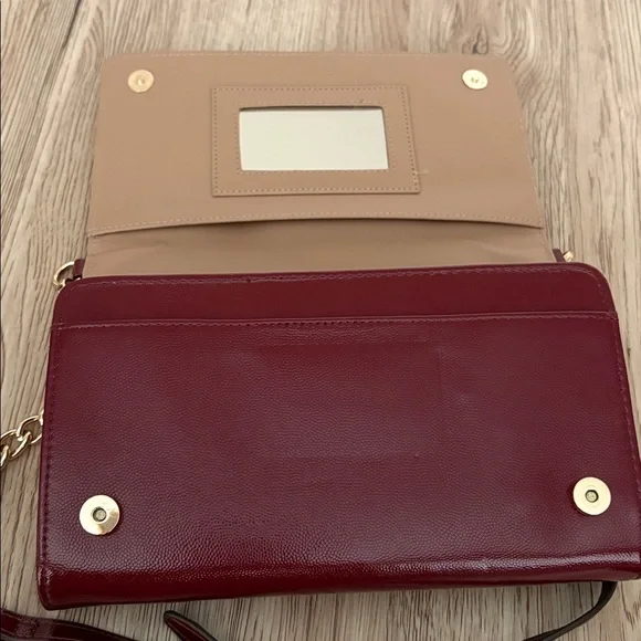 Anne Klein Burgundy Crossbody Bag - Picture 6 of 7
